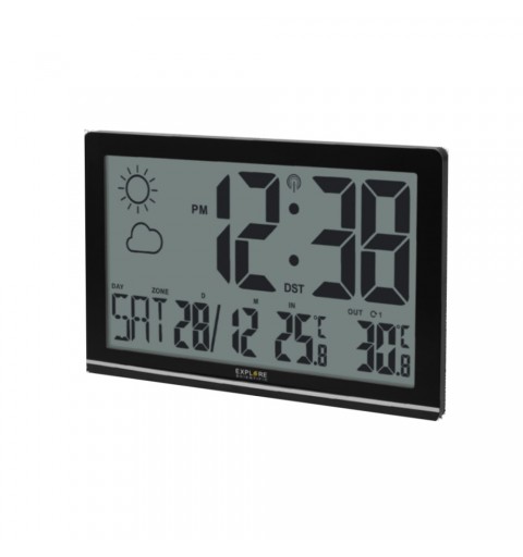 Explore Scientific RDC-8001 digital weather station Black LCD Battery