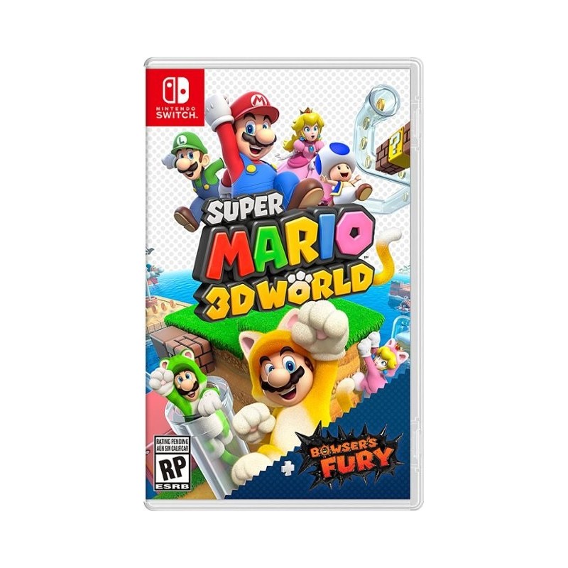 Nintendo Super Mario 3D World + Bowser’s Fury Standard+Module complémentaire Anglais, Italien Nintendo Switch