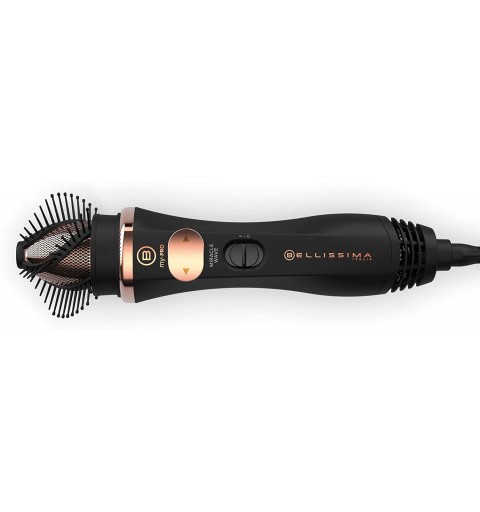 Bellissima My Pro Miracle Wave GH19 1100 Hot air brush Warm Black, Pink 1100 W 1.8 m