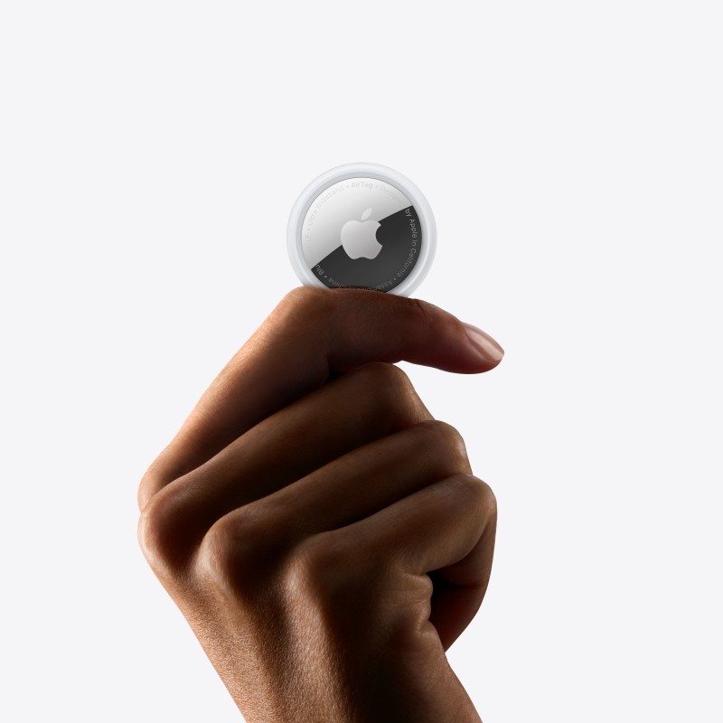 Apple AirTag Bluetooth Argent, Blanc