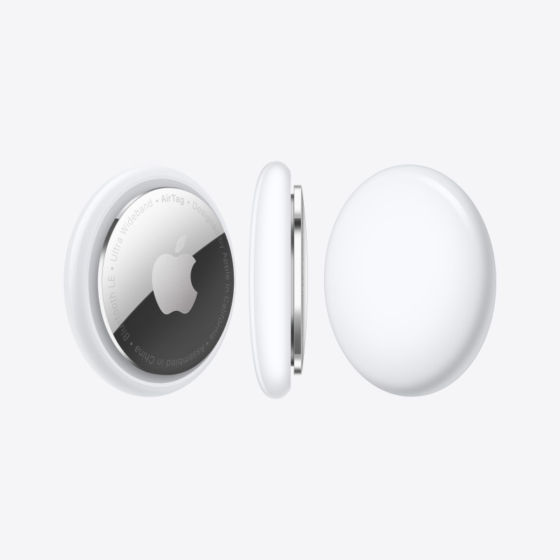 Apple AirTag Bluetooth Plata, Blanco