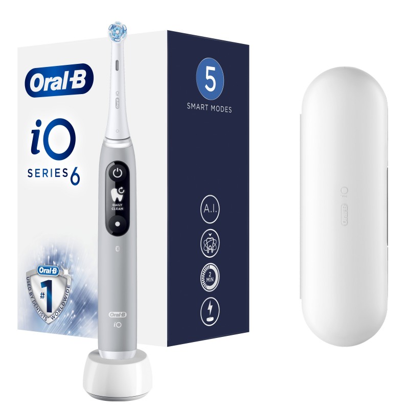 Oral-B iO 80351524 electric toothbrush Adult Vibrating toothbrush Grey