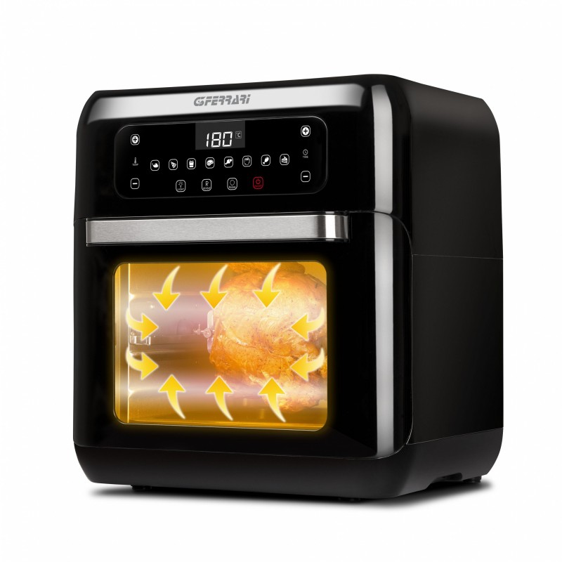 G3 Ferrari Friggisano 2.0 Single 11 L Stand-alone 1500 W Hot air fryer Black