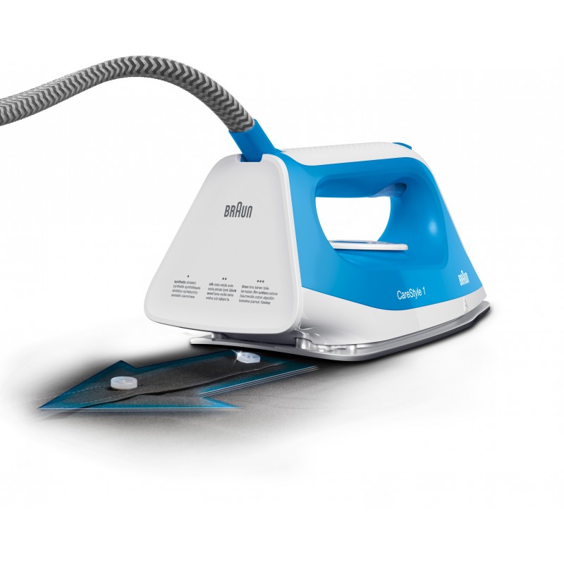 Braun CareStyle 1 IS 1012 BL 2400 W 1,5 L Suela de cerámica Azul, Blanco