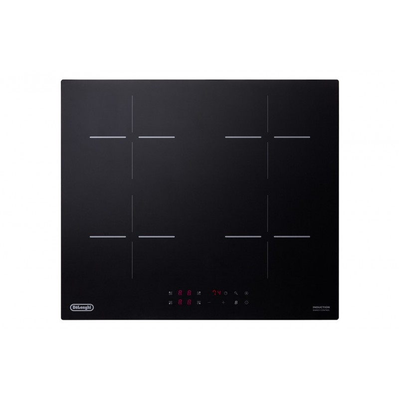 De’Longhi YLI 60 hob Black Built-in 59 cm Zone induction hob 4 zone(s)