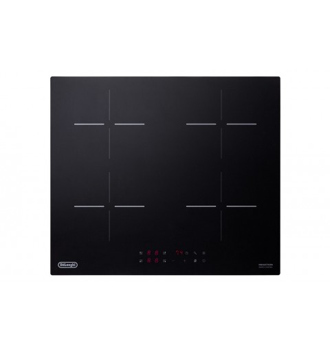 De’Longhi YLI 60 hob Black Built-in 59 cm Zone induction hob 4 zone(s)