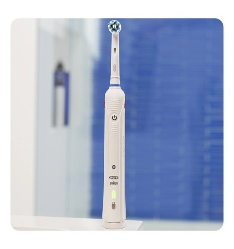 Oral-B SmartSeries Smart 4 4100S Adulte Brosse à dents rotative oscillante Blanc