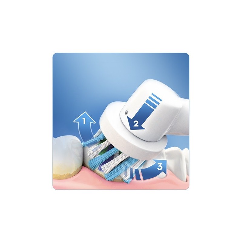 Oral-B SmartSeries Smart 4 4100S Adulte Brosse à dents rotative oscillante Blanc