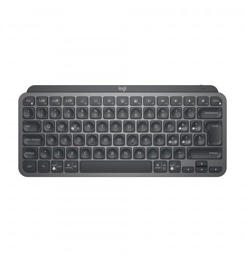 Logitech MX Keys Mini Minimalist Wireless Illuminated Keyboard clavier RF sans fil + Bluetooth QWERTY Italien Graphite