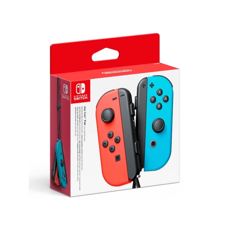 Nintendo Joy-Con Bleu, Rouge Bluetooth Manette de jeu Analogique Numérique Nintendo Switch