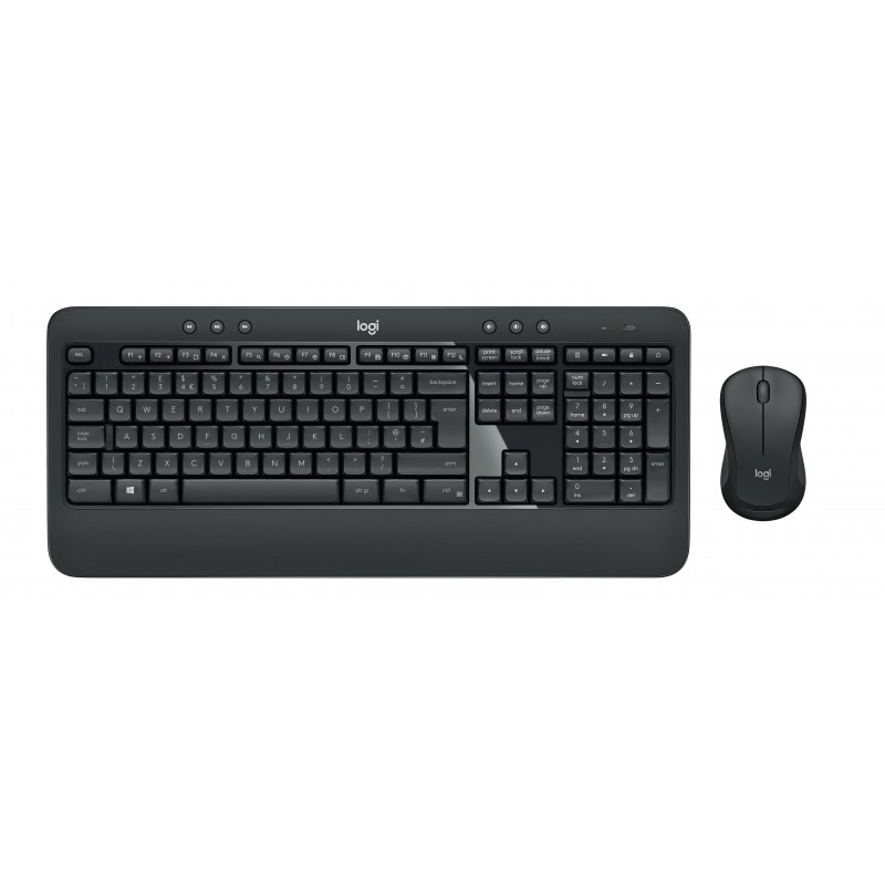 Logitech MK540 ADVANCED Wireless Keyboard and Mouse Combo Tastatur USB QWERTY Italienisch Schwarz, Weiß