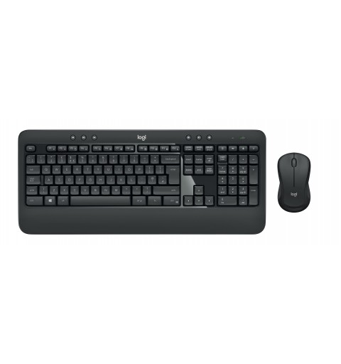 Logitech MK540 ADVANCED Wireless Keyboard and Mouse Combo clavier USB QWERTY Italien Noir, Blanc