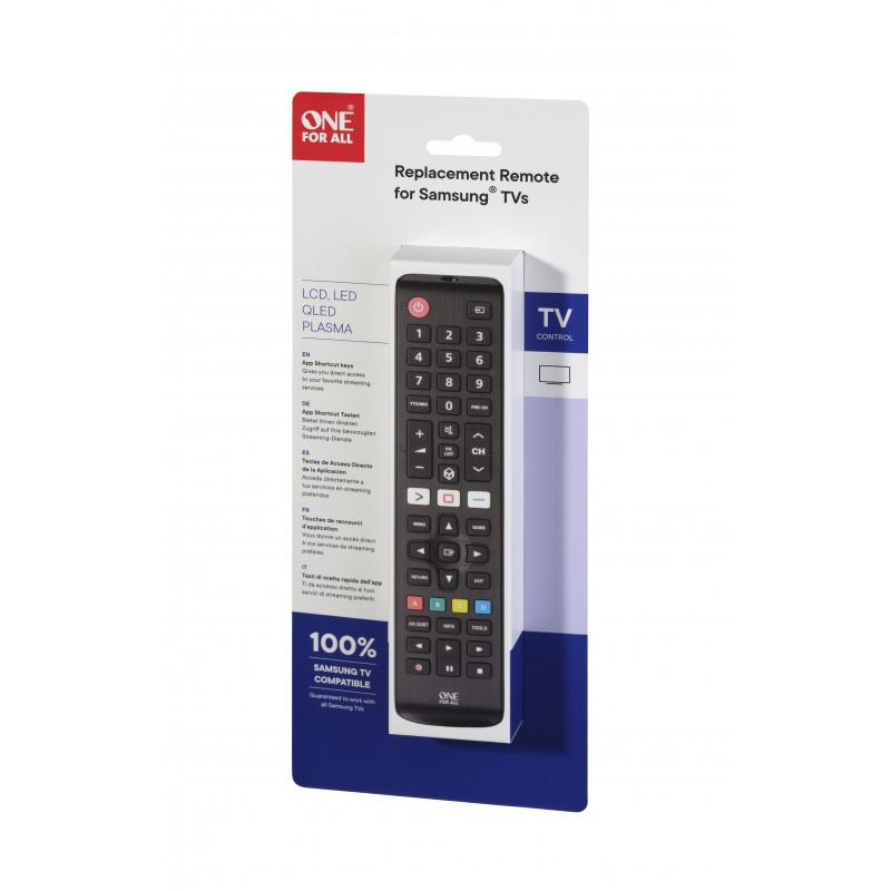 One For All TV Replacement Remotes URC4910 Fernbedienung IR Wireless Drucktasten