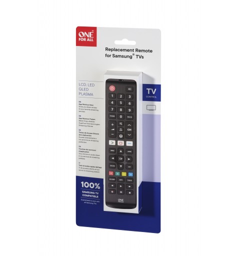 One For All TV Replacement Remotes URC4910 Fernbedienung IR Wireless Drucktasten