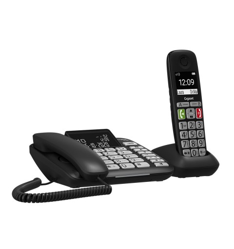 Gigaset DL780 Plus Teléfono DECT analógico Identificador de llamadas Negro