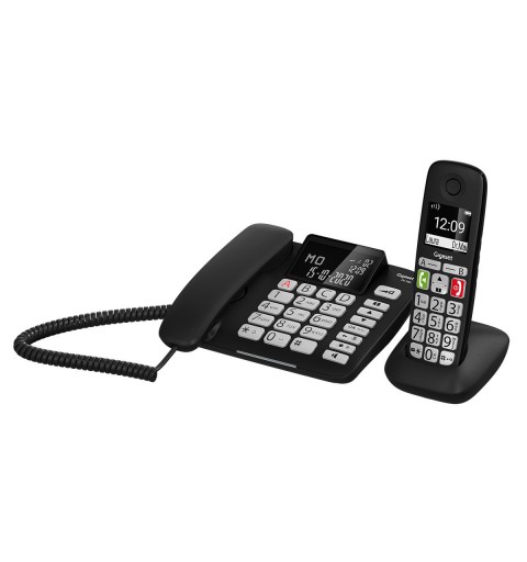 Gigaset DL780 Plus Teléfono DECT analógico Identificador de llamadas Negro