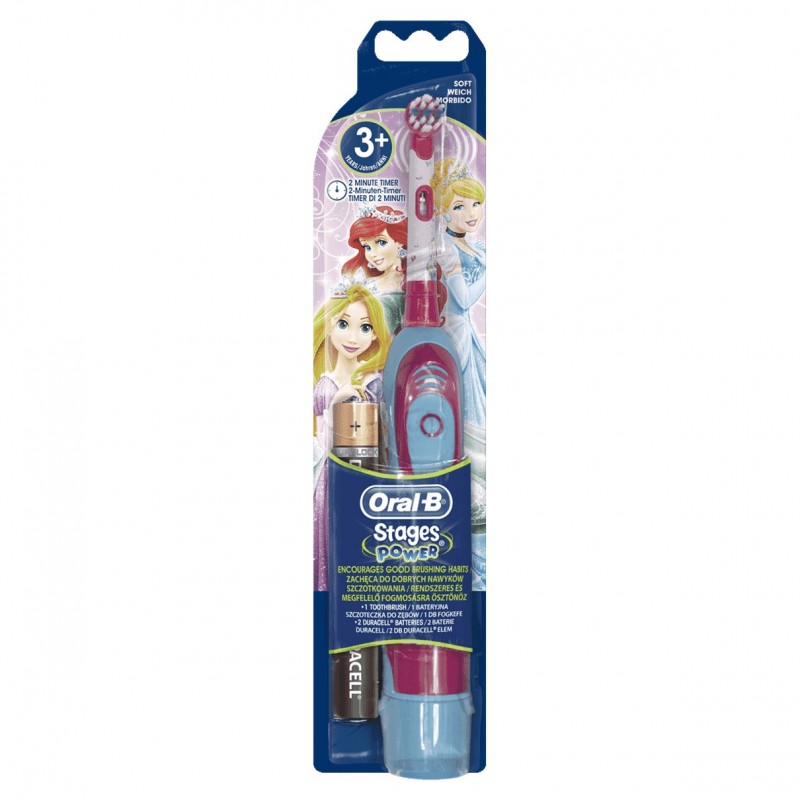 Oral-B 400KIDS brosse à dents électrique Enfant Brosse à dents rotative Bleu, Rouge