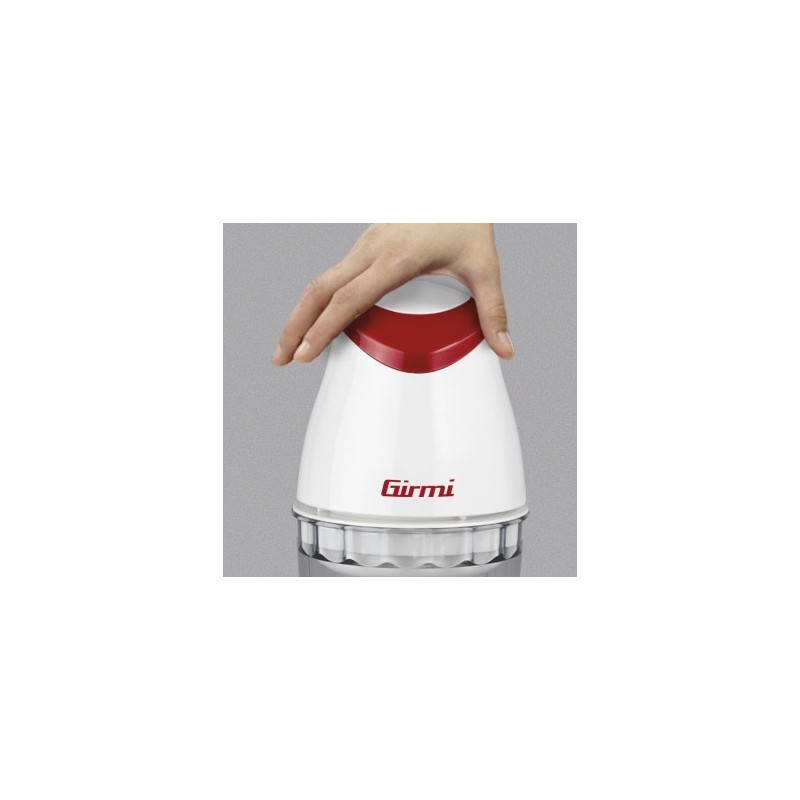 Girmi TR01 picadora eléctrica de alimentos 0,5 L 350 W Rojo, Transparente, Blanco