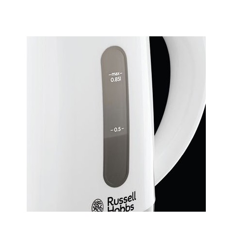 Russell Hobbs 23840-70 bouilloire 0,85 L 1000 W Gris, Blanc