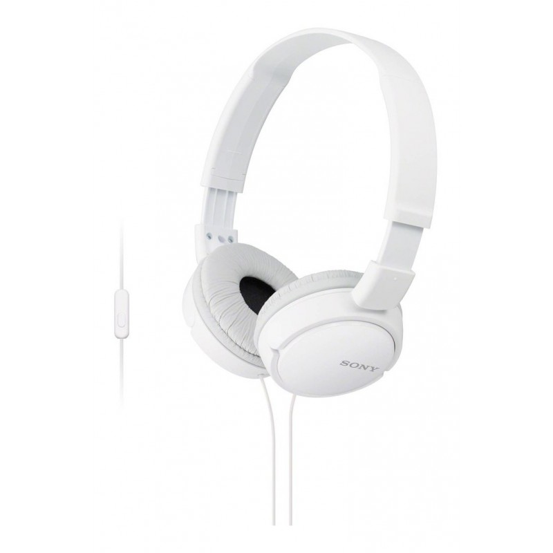 Sony MDR-ZX110AP Auricolare Cablato A Padiglione Musica e Chiamate Bianco