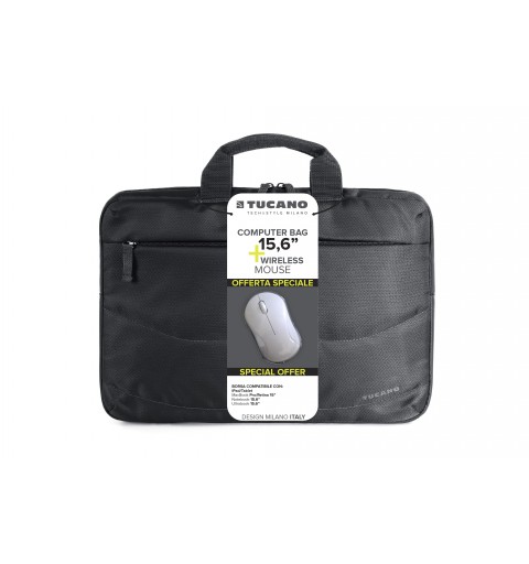 Tucano BU-BIDEA-WM notebook case 39.6 cm (15.6") Briefcase Black