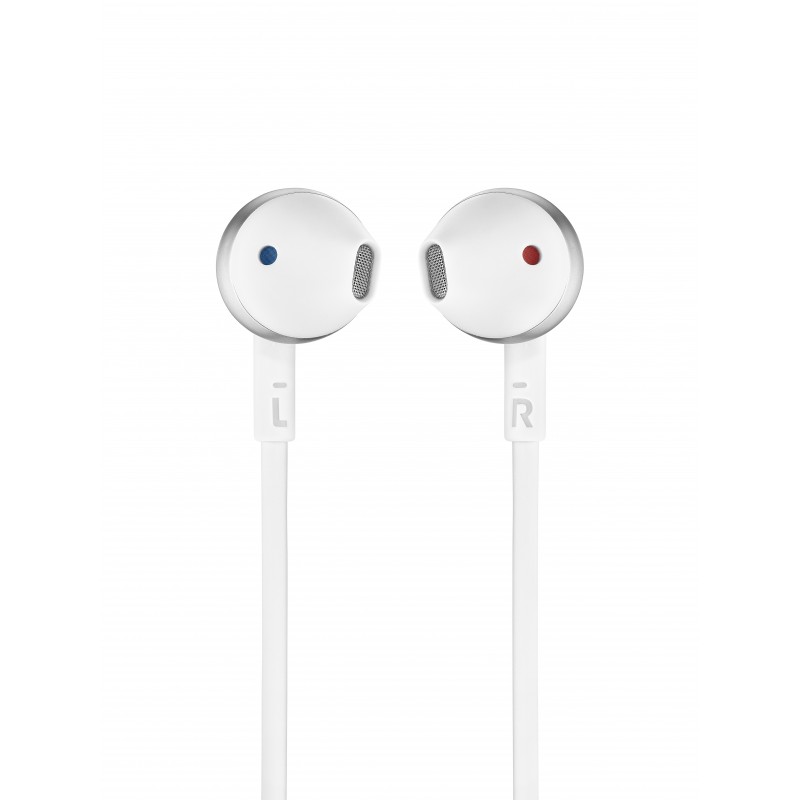 JBL Tune 205 Casque Avec fil Ecouteurs Musique Chrome, Blanc