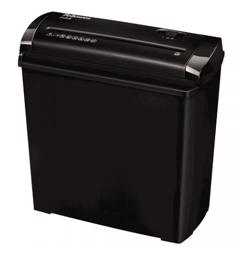 Fellowes P-25S Aktenvernichter Streifenzerkleinerung 22 cm Schwarz, Grau