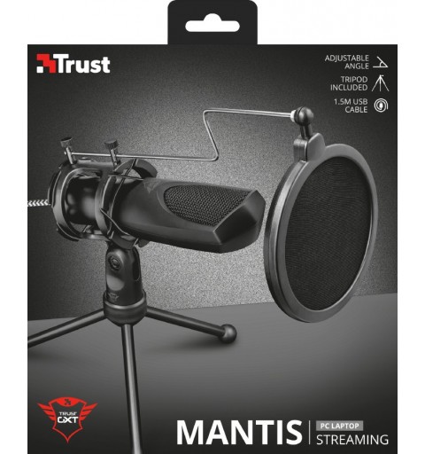 Trust GXT 232 Mantis Black PC microphone