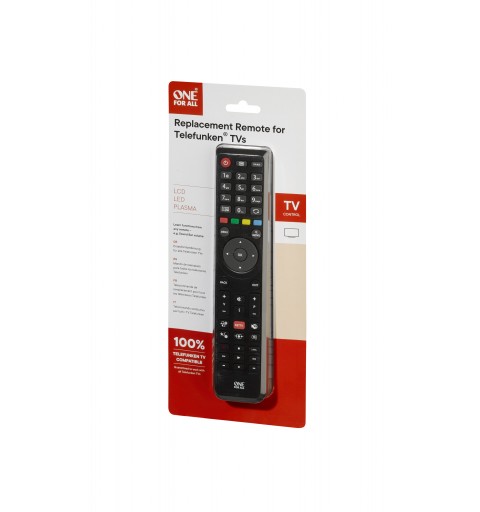 One For All TV Replacement Remotes URC 1918 mando a distancia IR inalámbrico Botones