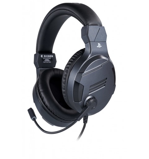 BIG BEN PS4OFHEADSETV3TITAN auricular y casco Auriculares Alámbrico Diadema Juego Titanio