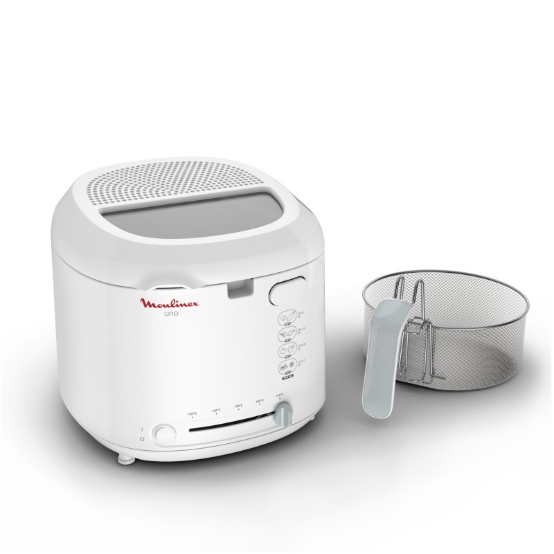 Moulinex AF203 Eins Eine(r) Eigenständig 1600 W Fritteuse Weiß