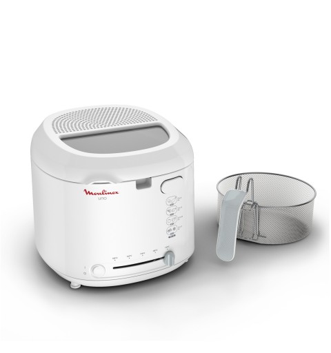 Moulinex AF203 Eins Eine(r) Eigenständig 1600 W Fritteuse Weiß