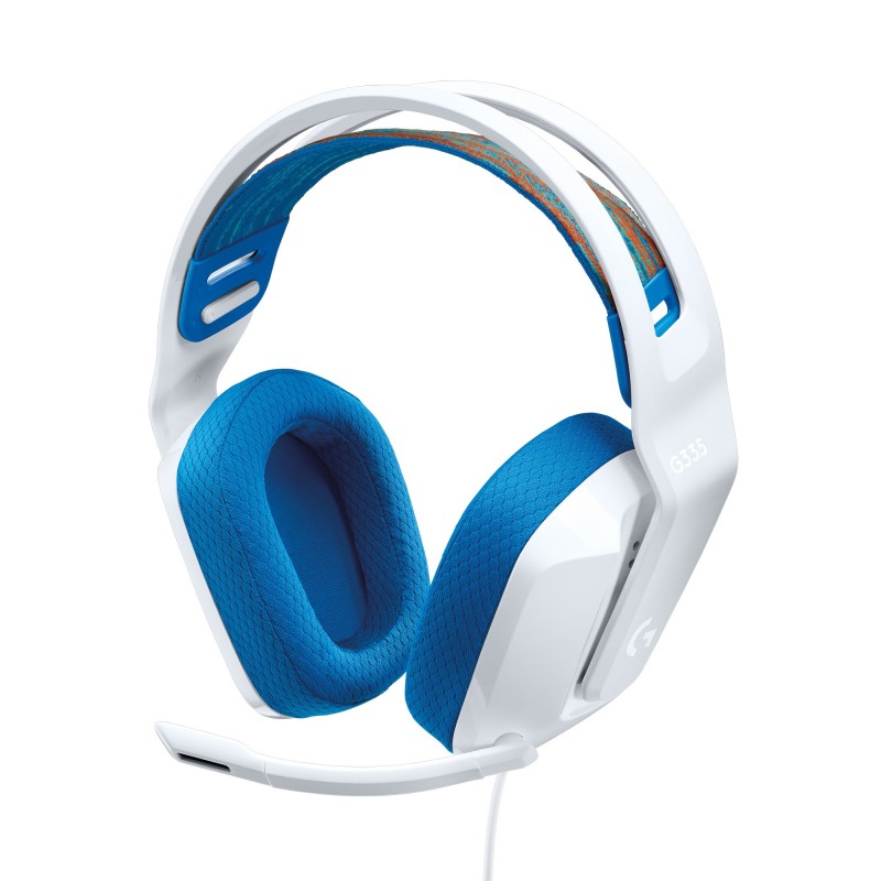 Logitech G G335 Wired Gaming Headset Head-band White