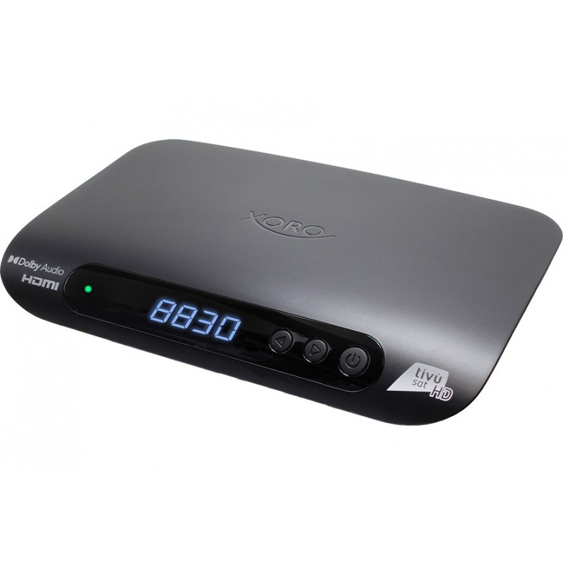 Xoro HRS 8830 TV Set-Top-Box Ethernet (RJ-45), Satellit Full HD Schwarz