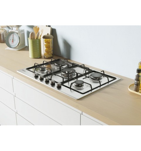 Candy Timeless CHW74WX Stainless steel Built-in 75 cm Gas 5 zone(s)