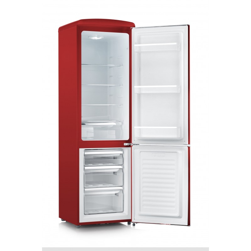 Severin RKG 8920 réfrigérateur-congélateur Autoportante 244 L E Rouge