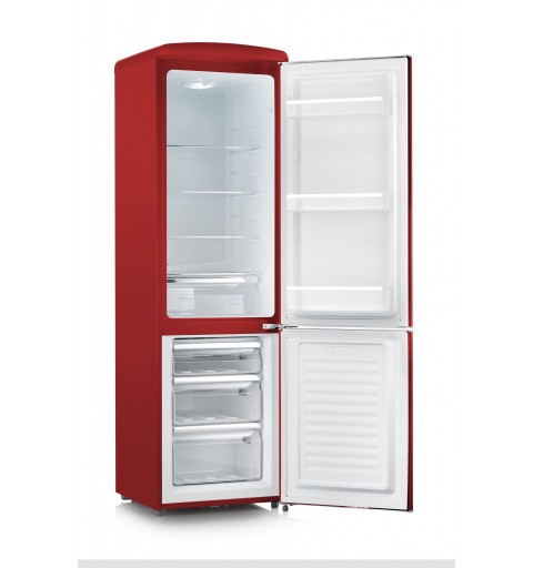 Severin RKG 8920 réfrigérateur-congélateur Autoportante 244 L E Rouge