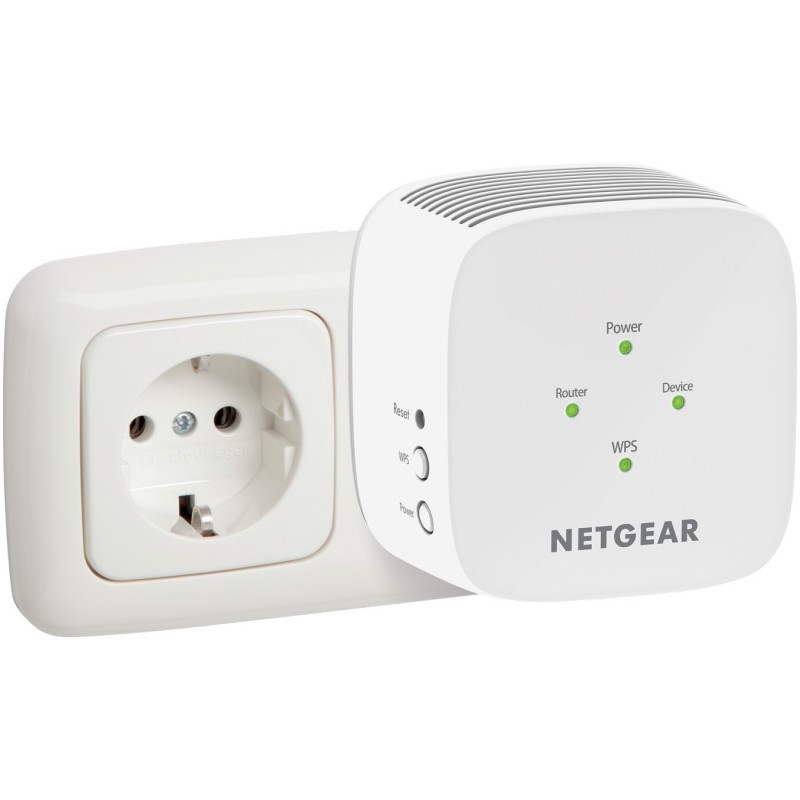 NETGEAR EX6110 Émetteur et récepteur réseau Blanc 10, 100, 300 Mbit s