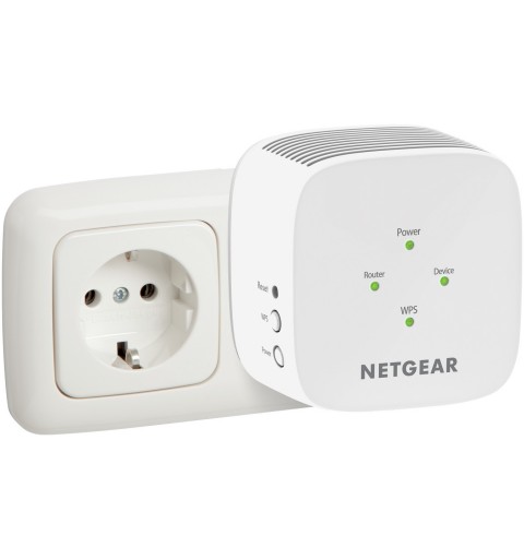 NETGEAR EX6110 Émetteur et récepteur réseau Blanc 10, 100, 300 Mbit s