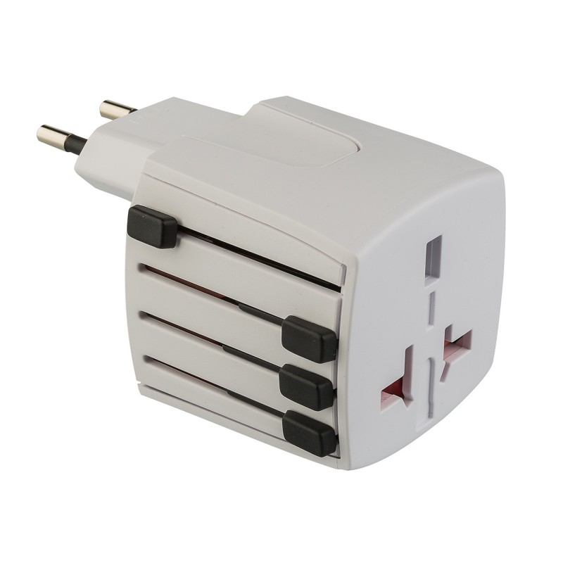 Poly Pool PP0430 adaptateur prise d'alimentation Type L (IT) Universel Blanc