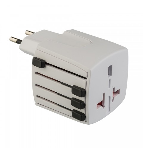 Poly Pool PP0430 adaptador de enchufe eléctrico Tipo L (IT) Universal Blanco