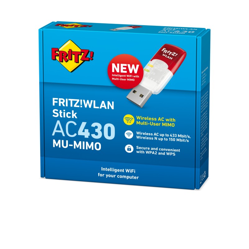 FRITZ! WLAN Stick AC 430 MU-MIMO International 583 Mbit s