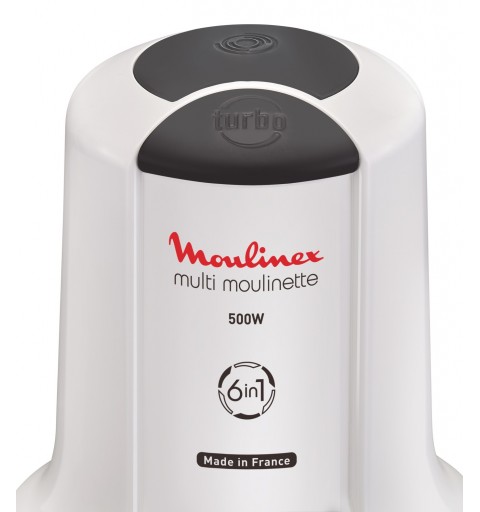 Moulinex AT723110 electric food chopper 0.5 L 500 W White