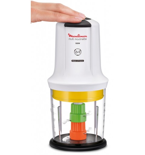 Moulinex AT723110 electric food chopper 0.5 L 500 W White