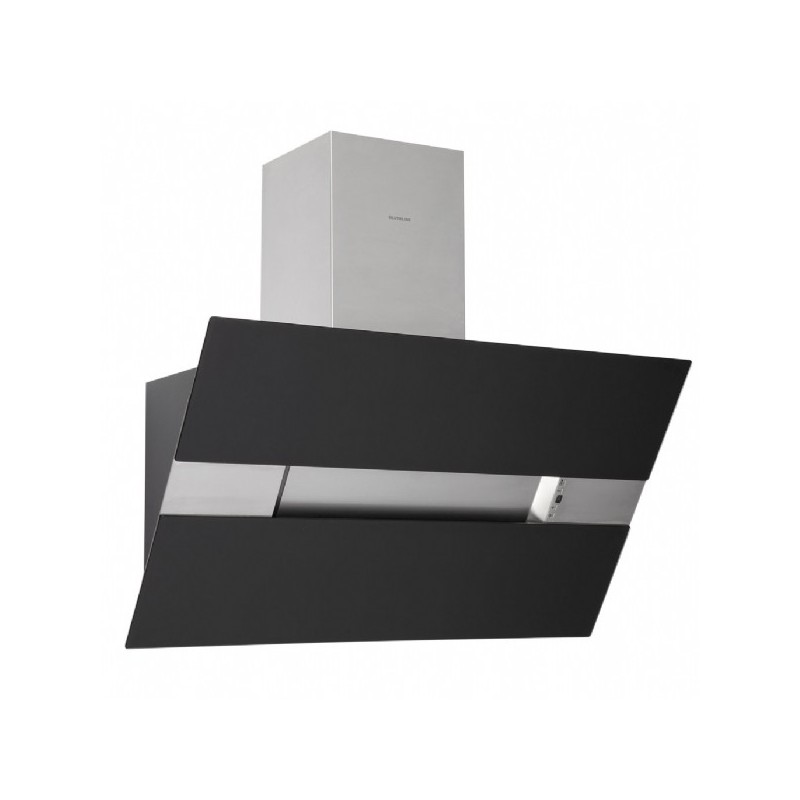 Silverline 3374.6 campana De pared Negro, Acero inoxidable 473 m³ h C