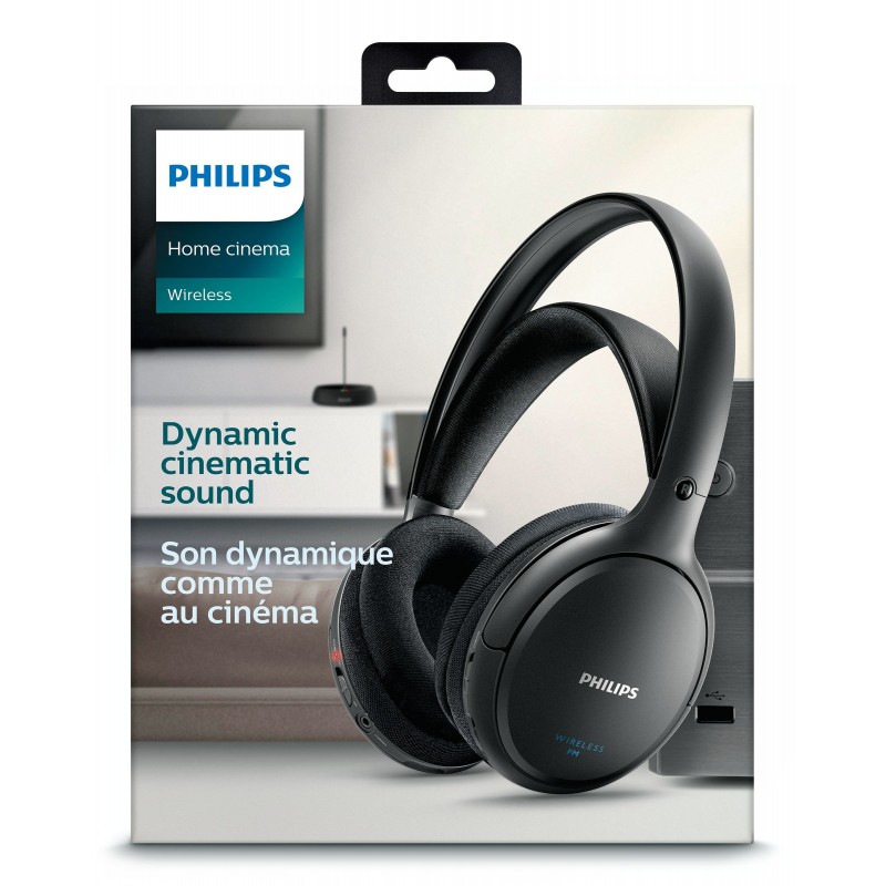 Philips SHC5200 10 headphones headset Wired & Wireless Head-band Music Black