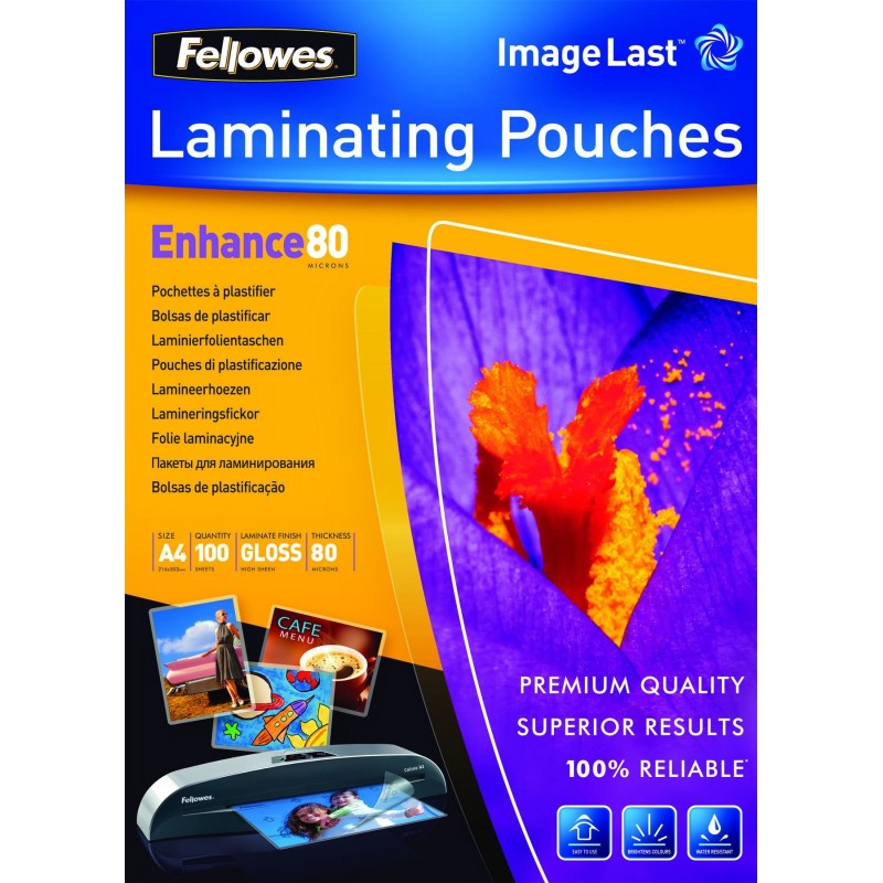 Fellowes 5306114 pellicola per plastificatrice 100 pz