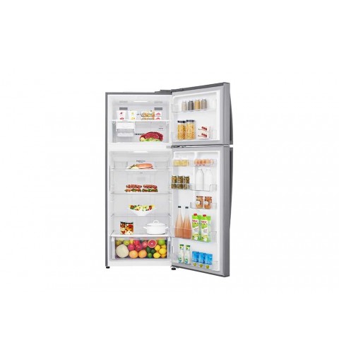 LG GTB574PZHZD réfrigérateur-congélateur Autoportante 438 L E Platine, Argent