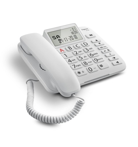 Gigaset DL380 Analog telephone Caller ID White