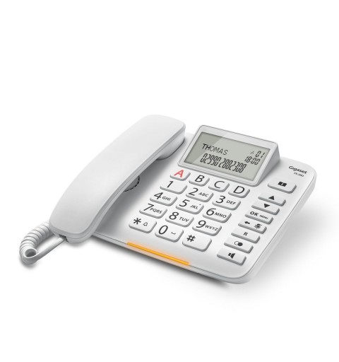 Gigaset DL380 Analog telephone Caller ID White